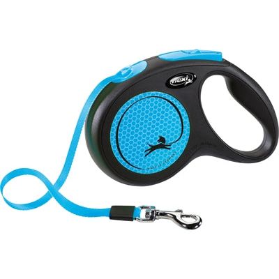 Flexi Linie Neu Klassisches Neonband Schwarz/Blau