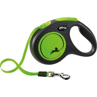 Flexi Linie Neue Klassische Neonband Schwarz/Grün