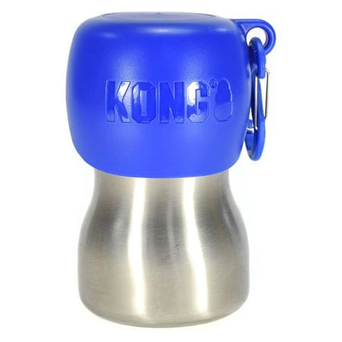 Kong H2O Trinkflasche Edelstahl Blau