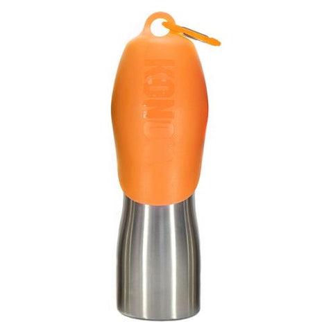 Kong H2O Trinkflasche Edelstahl Orange