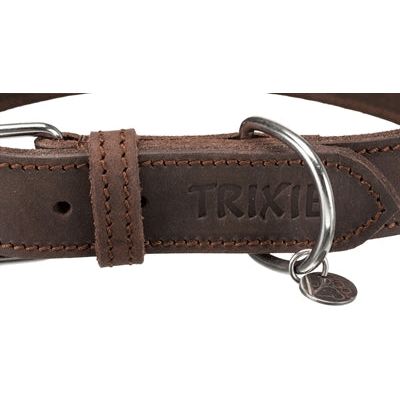 Trixie Hund Rustikales Leder Dunkelbraun
