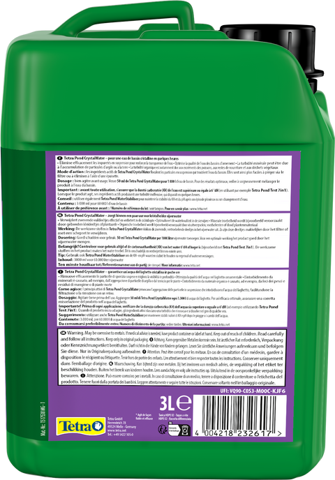 Tetra Pond CrystalWater 3L