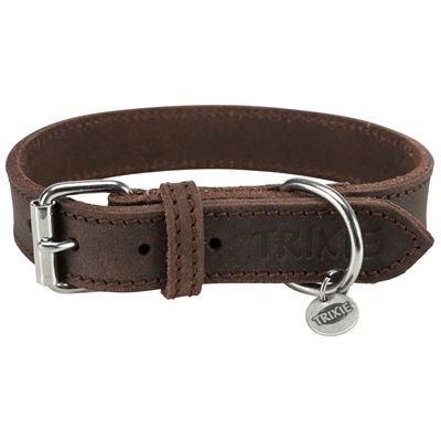 Trixie Hund Rustikales Leder Dunkelbraun