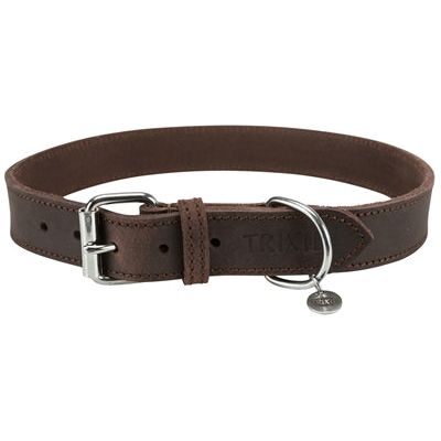 Trixie Hund Rustikales Leder Dunkelbraun