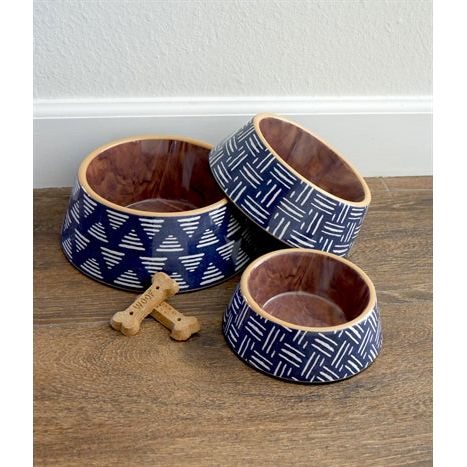 Tarhong Futterschale Hunde Oase Melamin Indigo Blau
