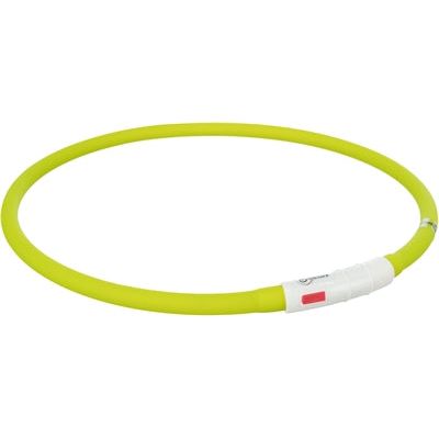 Trixie Leuchthalsband Hund Usb Silikon Wiederaufladbar Grün