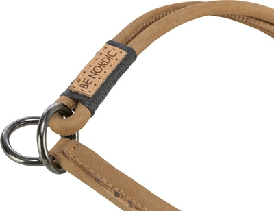 Trixie Be Nordic Halsband Hund Halb-Schlupf Leder Braun