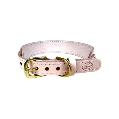 Sazzz Hundehalsband Sweetie Classic Leder Rosa