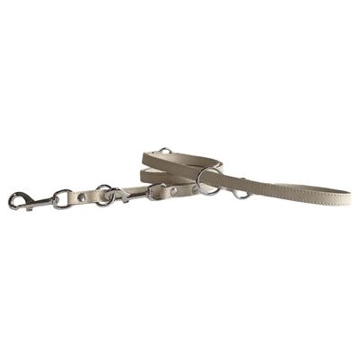 Sazzz Hundeleine Passion Classic Verstellbar Leder Creme