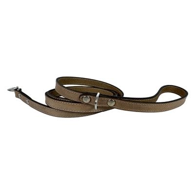 Sazzz Hundeleine Furchtlos Vintage Leder Beige