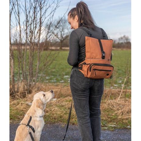 Trixie Rolltop-Rucksack Mit Gürtel-Gürteltasche Rost