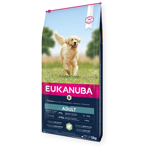 12kg EUKANUBA Adult große Rassen Lamm und Reis