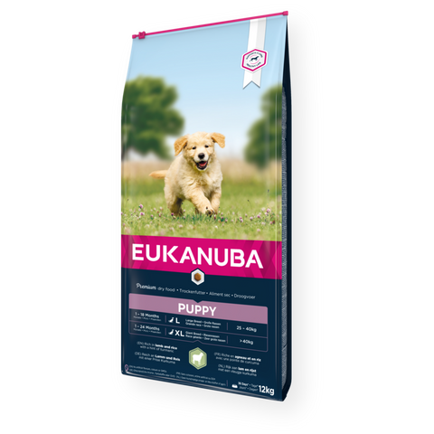 12kg EUKANUBA Puppy große Rassen Lamm und Reis