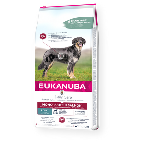 12kg EUKANUBA Daily Care Mono-Protein Lachs